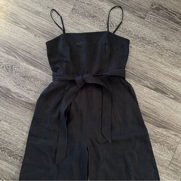 J. Crew Wide Leg Linen Jumpsuit - Picture 3 of 9